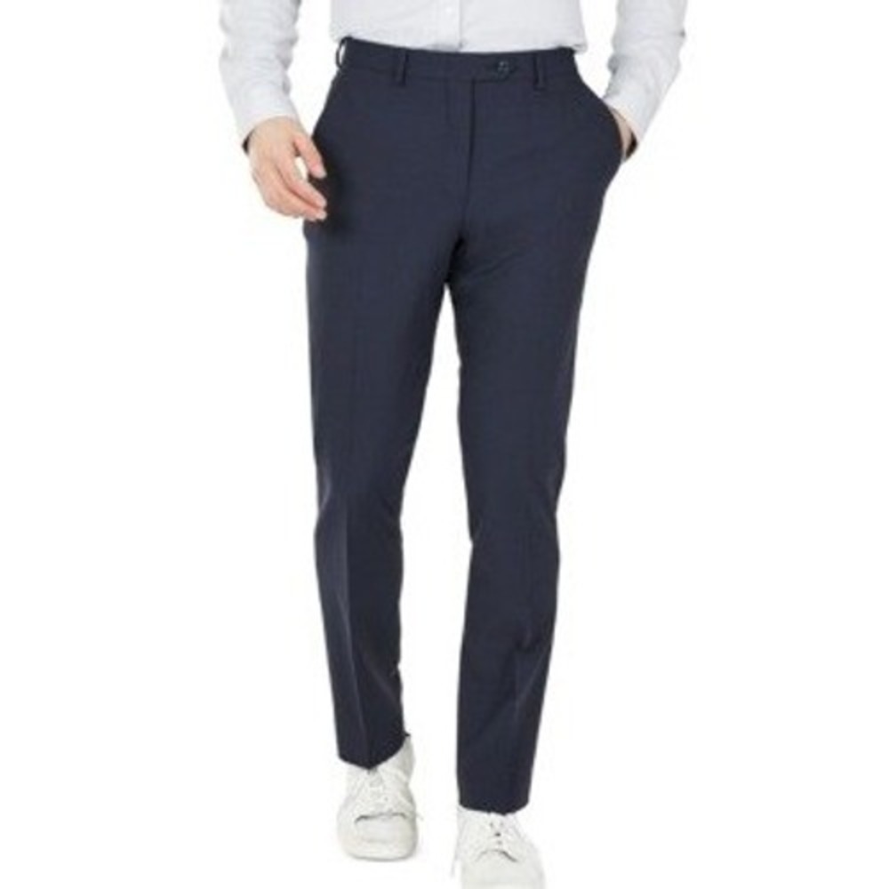 Bar III Mens Dress Pants 31x30 Navy Slim Fit Flat Front Business Casual NWT